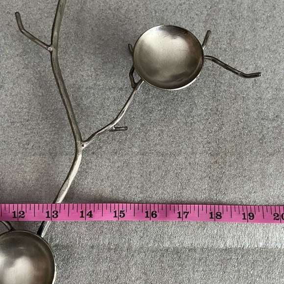 Crate&Barrel Silver Branch 8 Candle Holders or Wall Sculpture - Picture 4 of 7